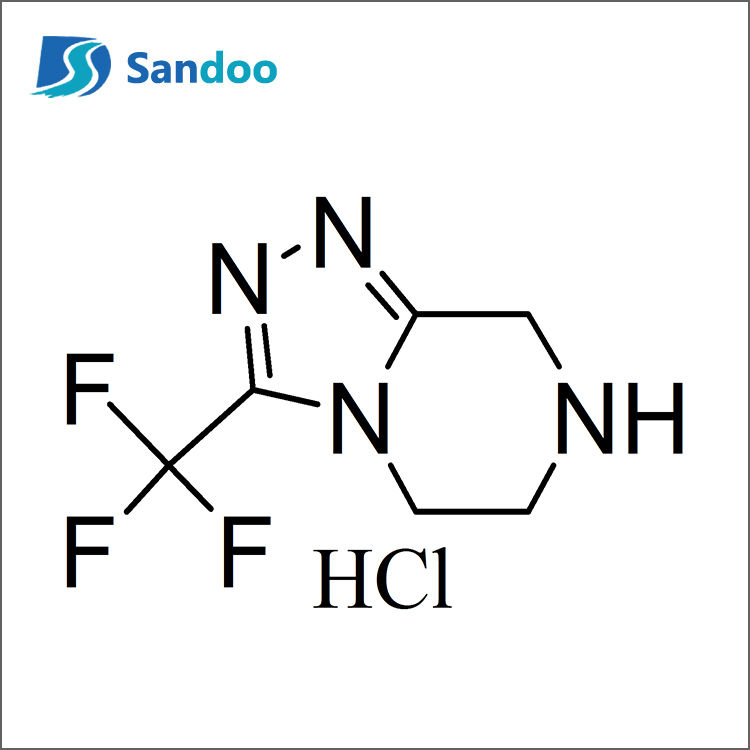 3-(trifluormethyl)-5,6,7,8-tetrahydro-[1,2,4]triazolo[4,3-Î±]pyrazin hydrochlorid