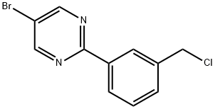 5-broMo-2-(3-(chlormethyl)fenyl)pyrimidin
